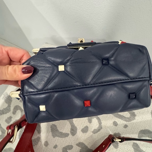 Valentino Garavani Candystud Top Handle Bag Leather Mini - Picture 10 of 17